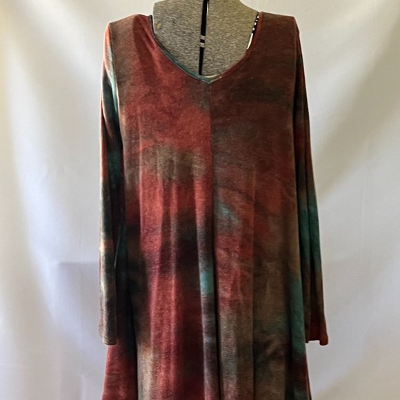 Soft Colorful Fall Dress from Spade & Heart - Picture 2 of 3